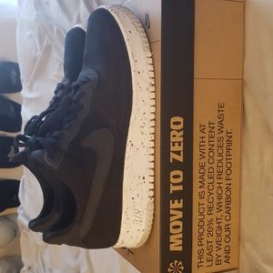 Nike Air Force 1 Crater Flyknit (worn slightly) with box Black-Anthracite-White